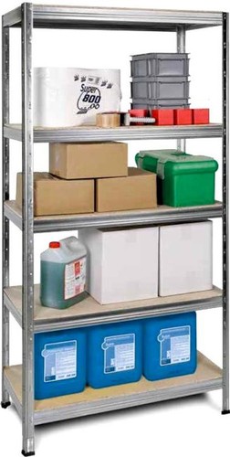 Scaffale kit zincato - in,