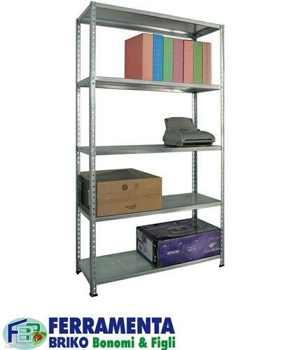 Scaffale metallo con 5 - metallo,