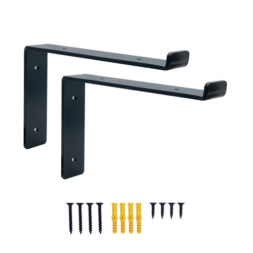 Coppia staffe scaffale parete - coppia,