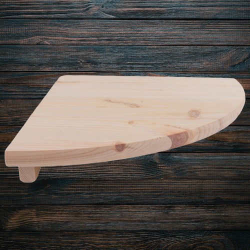 Mensola angolare legno - in,