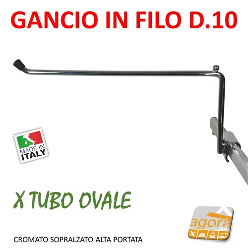 Ganci cromati per arredamento - cromati,